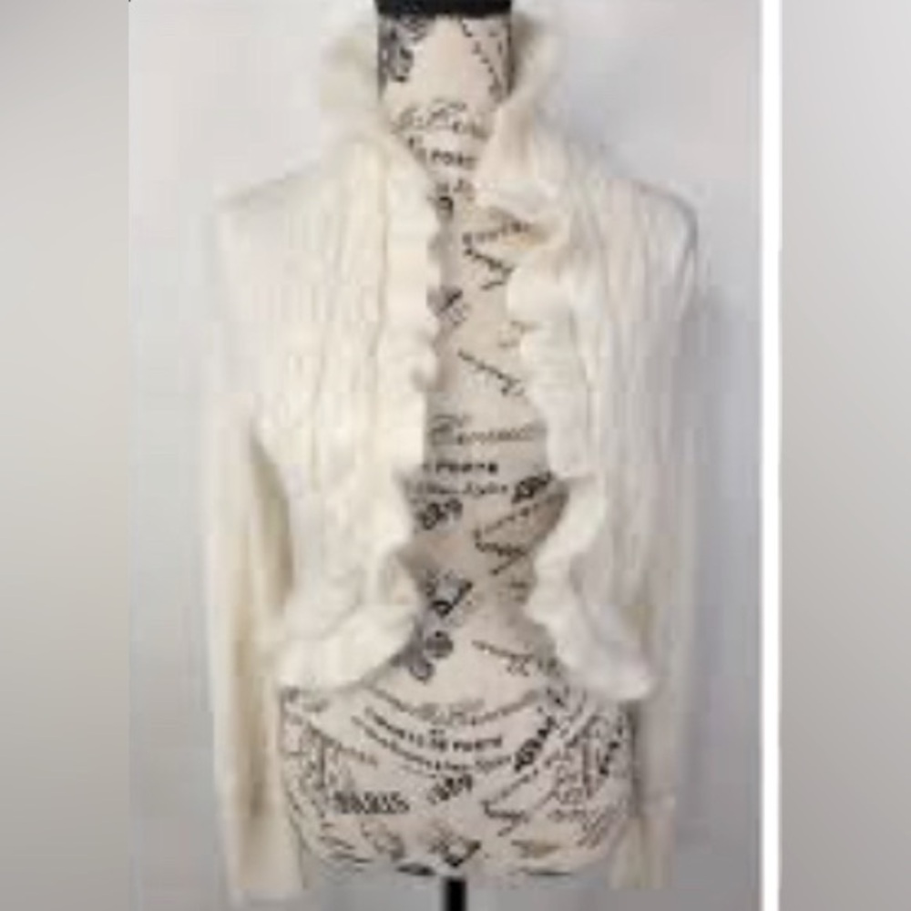 Rabbit hair & Lamb’s wool blend Cardigan by White House Black Market